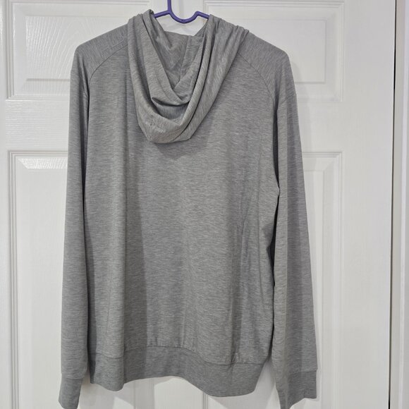 RLX Ralph Lauren Mens Pullover Lightweight Golf Hoodie Gray MSRP $138 Medium NWT - Picture 8 of 12